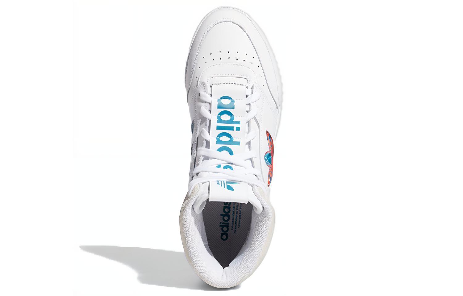 Кеды adidas originals Drop Step Xlt (бело-сине-оранжевые) — фото 5
