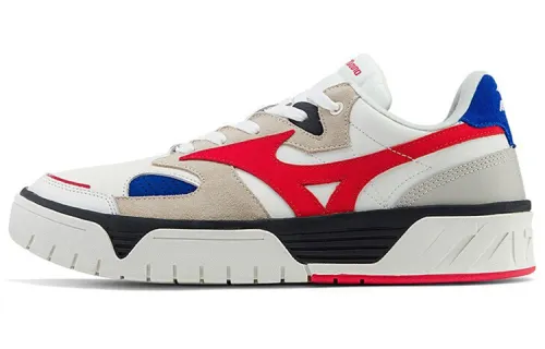 Mizuno Court Cl Low Casual Low top Skateboard Shoes Unisex White Red Blue