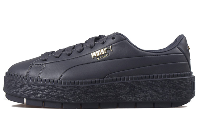 PUMA Platform Trace Premium Low Top Sneakers Black Women's