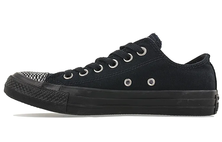 Converse Chuck Taylor All Star Canvas Abrasion Resistant Abrasion Resistant Low top Skateboard Shoes Women's Black
