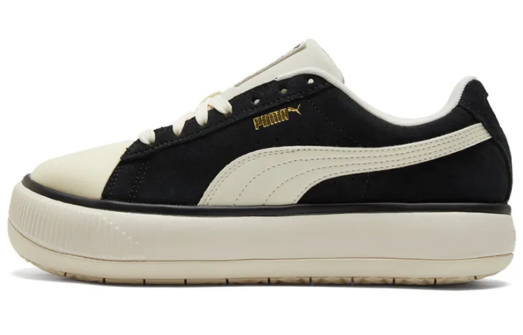 PUMA SUEDE MAYU TC Casual Height Increasing Low top Skateboard Shoes Women's Black
