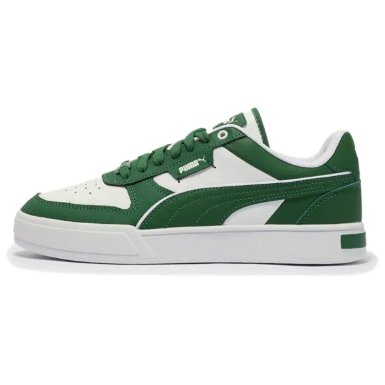 PUMA CAVEN DIME Breathable Low top Skateboard Shoes Unisex Green White