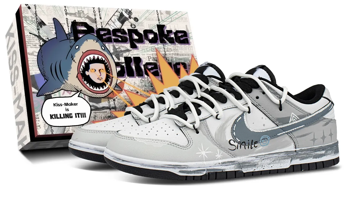 Nike Synthetic Leather Abrasion Resistant Breathable Low top Skateboard Shoes Unisex