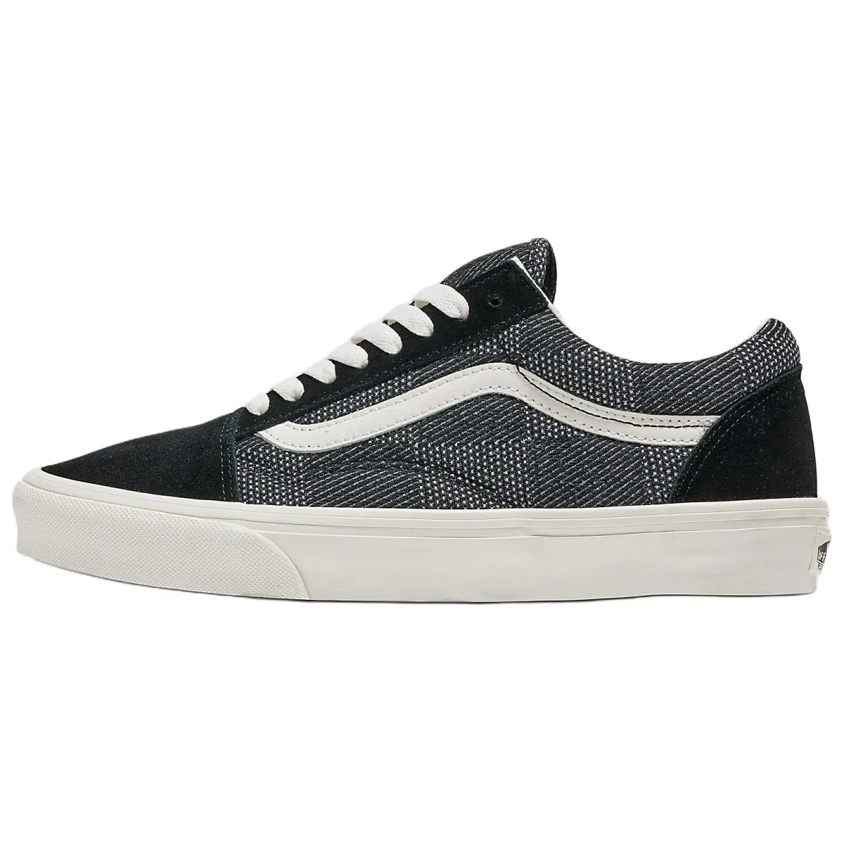Vans Comfortable Low top Skateboard Shoes Unisex Black White