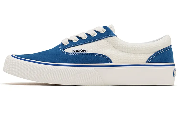Vision Street Wear Trainers Plus Collection Street Coverage Low top Skateboard Shoes Unisex Royal Blue