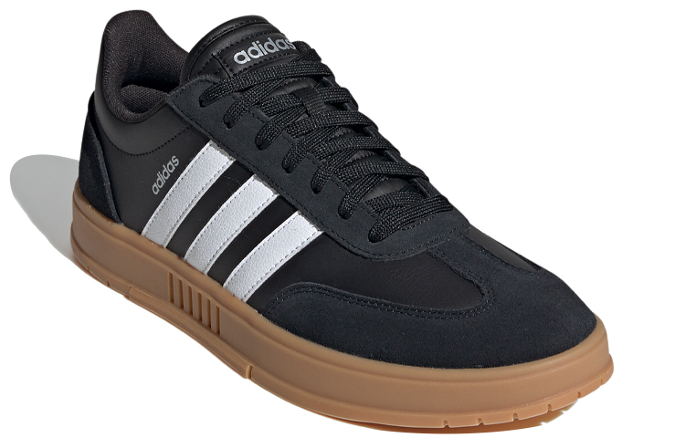 Кеды adidas neo Gradas (черно-бело-коричневые) — Чёрный / белый / коричневый — фото 3