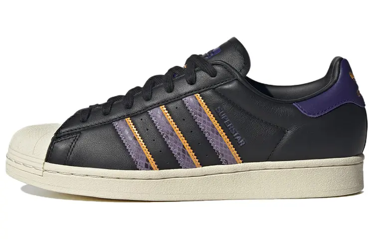 Adidas Superstar 'Black Violet Fusion Snakeskin'