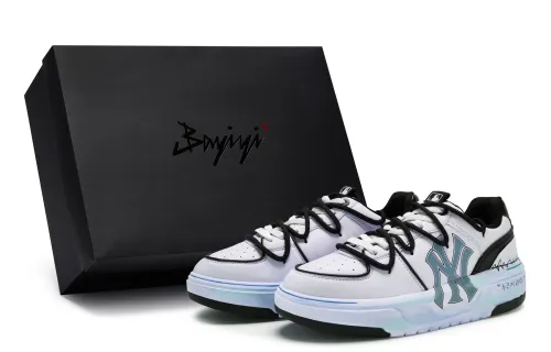 MLB Chunky Liner 811 Manufacturing, Heartbeat Frequency Blue, Special Shoe Box Low top Skateboard Shoes Unisex