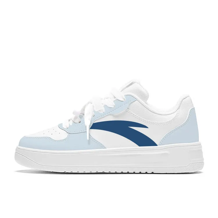 Anta Easy Slip Resistant Abrasion Resistant Low top Skateboard Shoes Unisex Blue