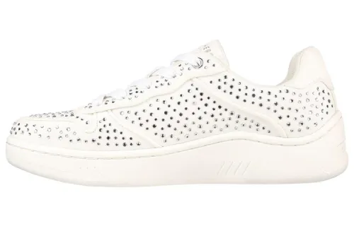 Skechers Upbeats Shiny Low top Skateboard Shoes Women's White