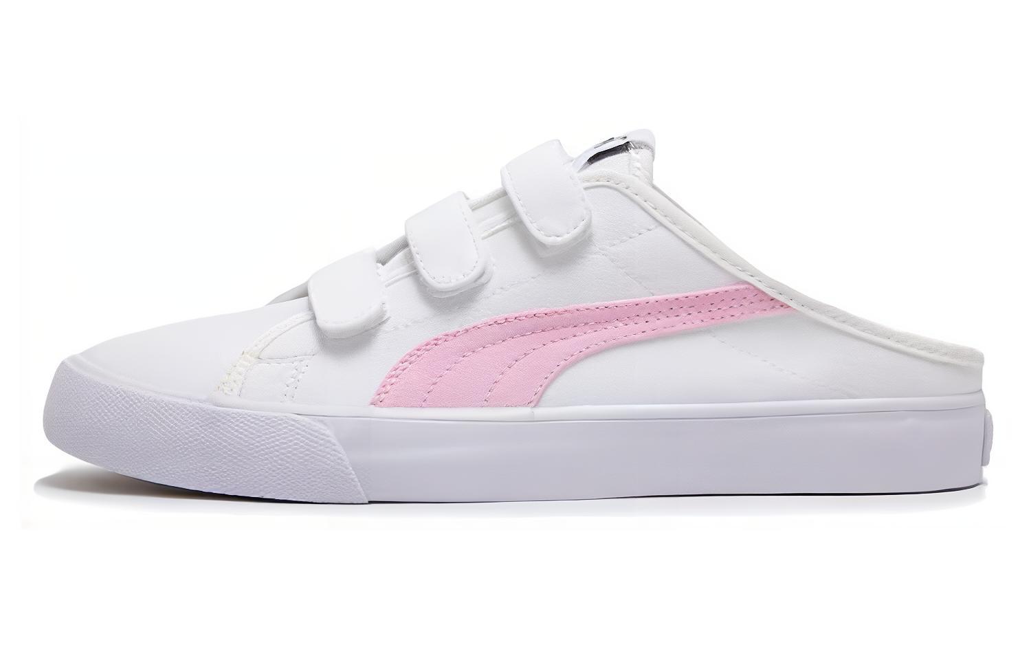 Кеды Vans Bari Mule (бело-розовые)