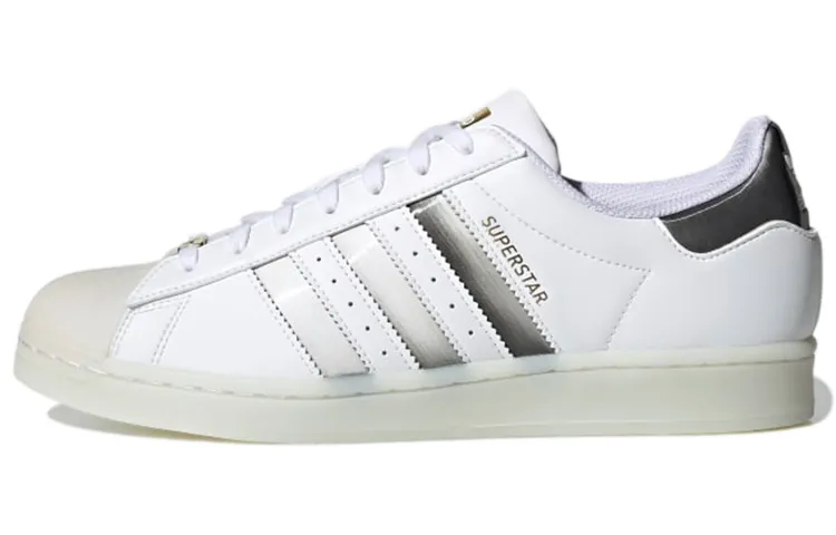 Adidas Superstar 'White Gold Metallic'