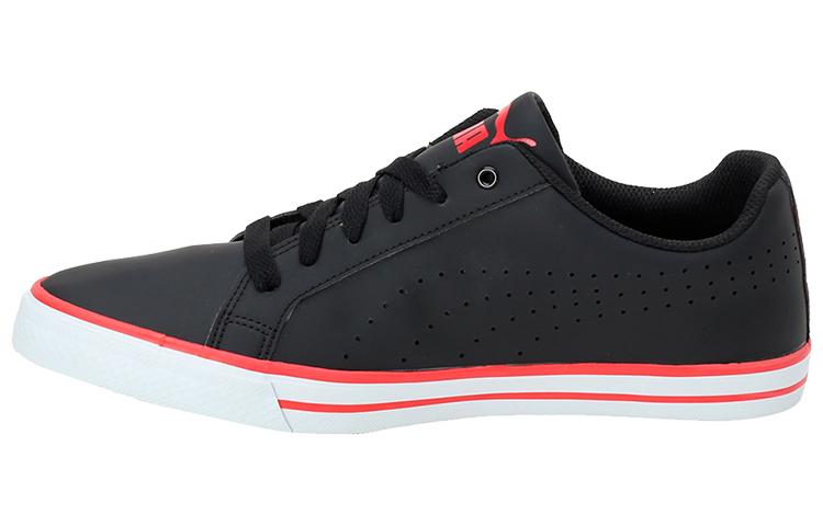 PUMA Rick Point Nu Idp Low Top Running Shoes Black/White/Red