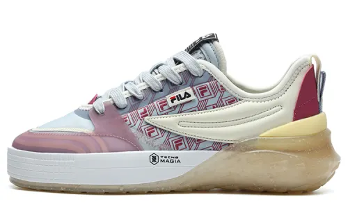 FILA Fila MIXA trendy casual low-top sneakers women's gray purple