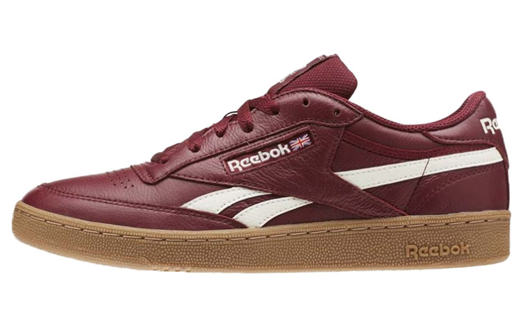 Reebok Revenge Skateboard Shoes Men's Low Top Burgundy