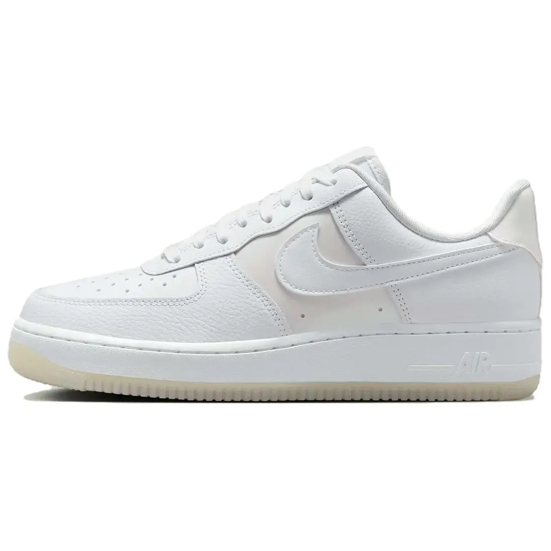 Nike Air Force 1 Leather Low top Skateboard Shoes Women's White