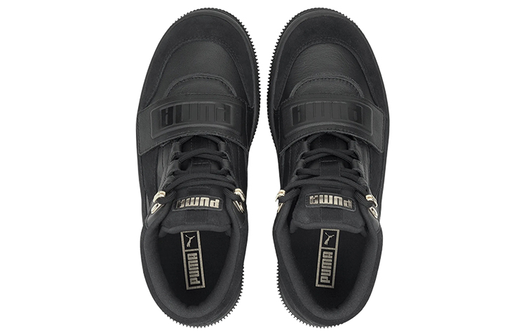 Женские кеды PUMA DEVA Suede (черные) — Чёрный — фото 3