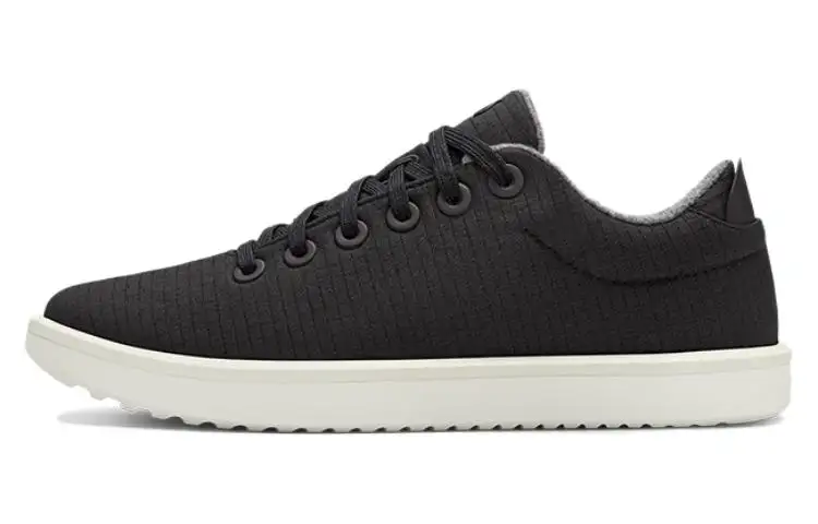 Allbirds Wool Piper Woven Slip Resistant Low top Skateboard Shoes Men's Natural Black