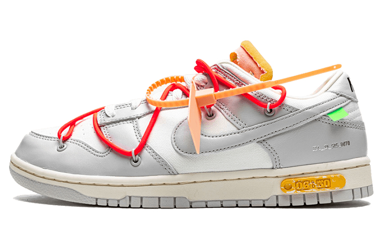 Кроссовки OFF-WHITE OFF-WHITE x Nike Dunk The 50 (серо-белые)