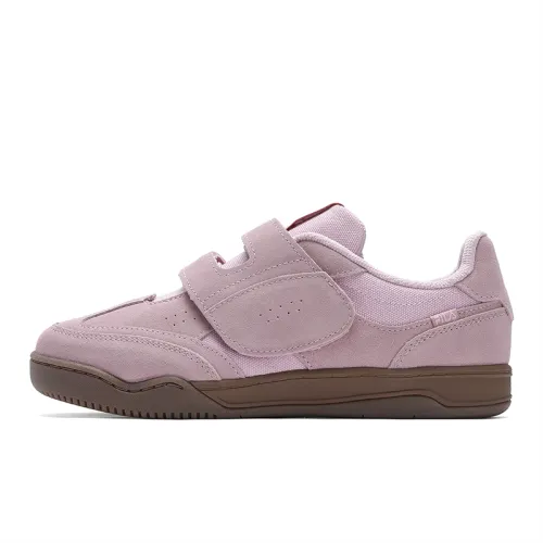 FILA Slantshot 98/23 VC Sticker Shoes Textile, Split Cow Leather Low top Skateboard Shoes Women's Embossed Pink
