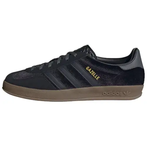 Gazelle Wmns Adidas Originals Indoor 'Black Carbon Velvet' Women's