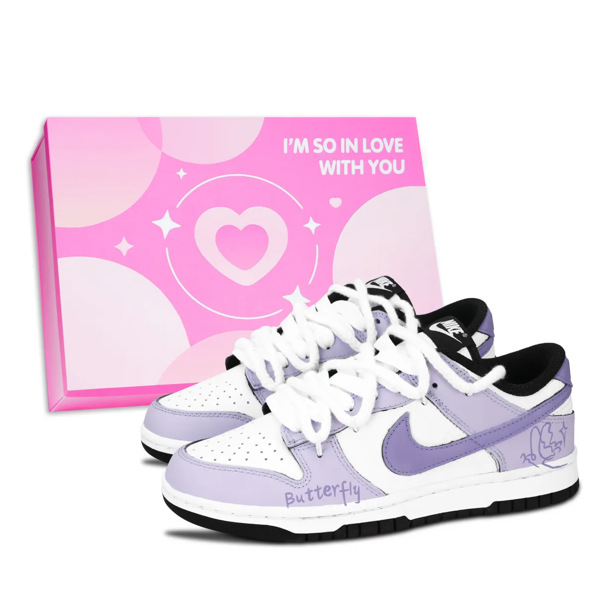 Nike Dunk Black White, Ni Diecuo Li Abrasion Resistant Abrasion Resistant Low top Skateboard Shoes Unisex Purple