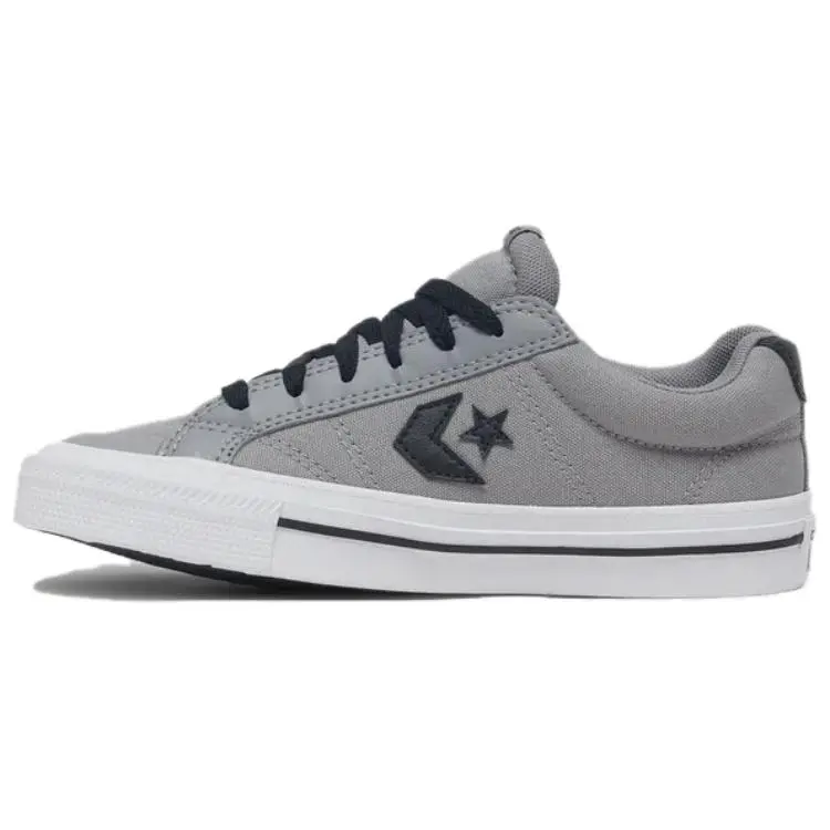 Converse Sport Casual Comfortable And Lightweight Low top Skateboard Shoes Unisex Gray Black