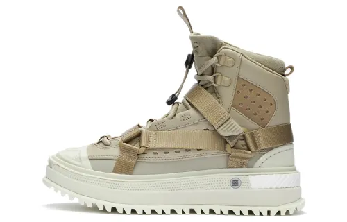 Li Ning Wu Xing Slip Resistant, Abrasion Resistant, Cushioning, Lightweight High top Skateboard Shoes Women's