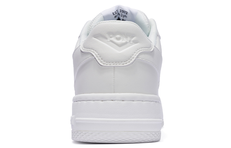 Pony Lighting Slip Resistant Cushioning Abrasion Resistant Low top Skateboard Shoes Unisex White