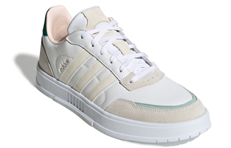 Мужские кеды adidas neo Courtmaster (бело-серо-зеленые) — Белый / серый / зелёный — фото 3