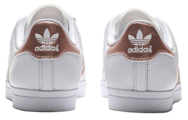 Женские кроссовки adidas Coast Star (бело-медные) — фото 5
