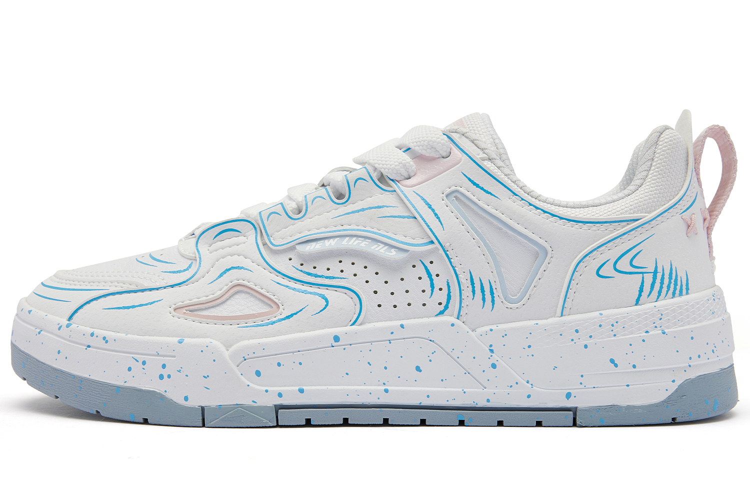 Jordan Qicheng 1.0 retro trendy versatile sports and leisure, relaxed and comfortable, increased balance, wear-resistant, lightweight, waterproof and non-slip, low-cut sneakers, women's blue
