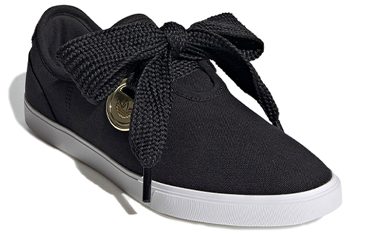 Женские кеды adidas originals Sleek Lo (черные) — фото 3