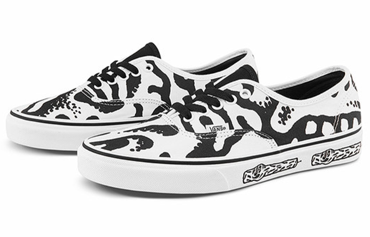 Кеды Vans Authentic (черно-белые) — Чёрный / белый — фото 2