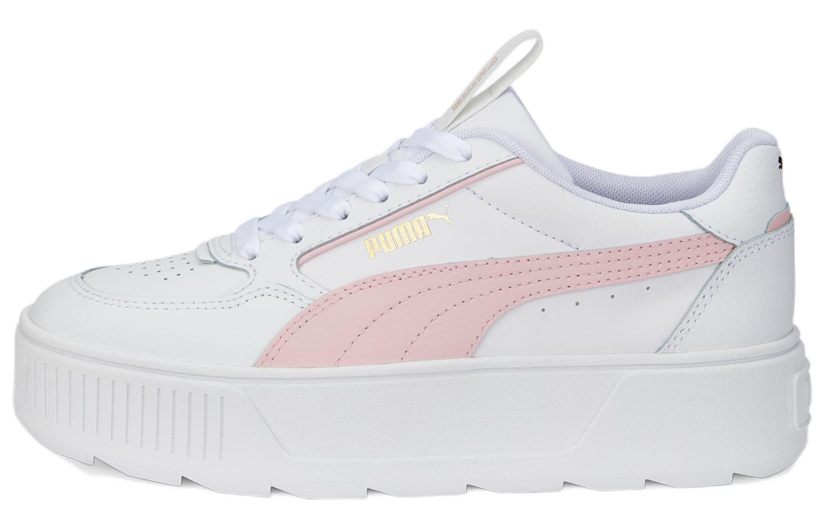 Женские кеды PUMA Karmen (бело-розовые)