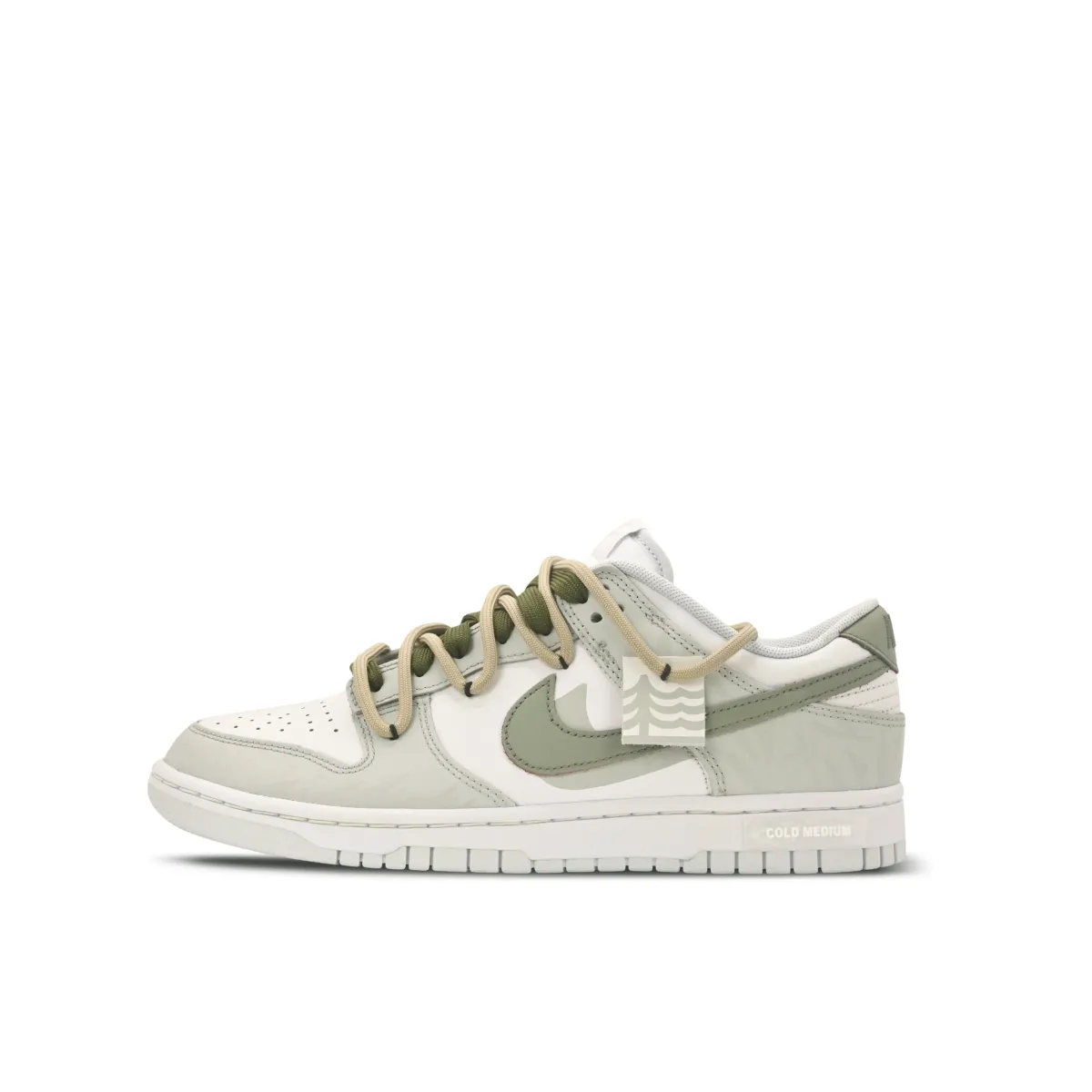 Nike Dunk LOW RETRO Cushioning Abrasion Resistant Lightweight Low top Skateboard Shoes Unisex Light Green