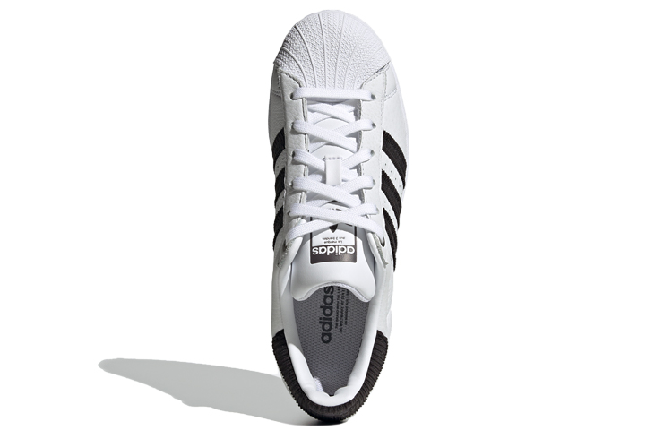 Женские кроссовки adidas originals SUPERSTAR (черный / белый) — Чёрный / белый — фото 5