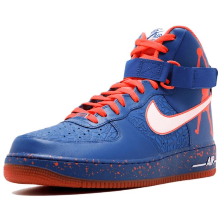 Мужские кроссовки Nike Air Force 1 CMFT RW QS (сине-оранжевые) — 蓝/橘 — фото 2