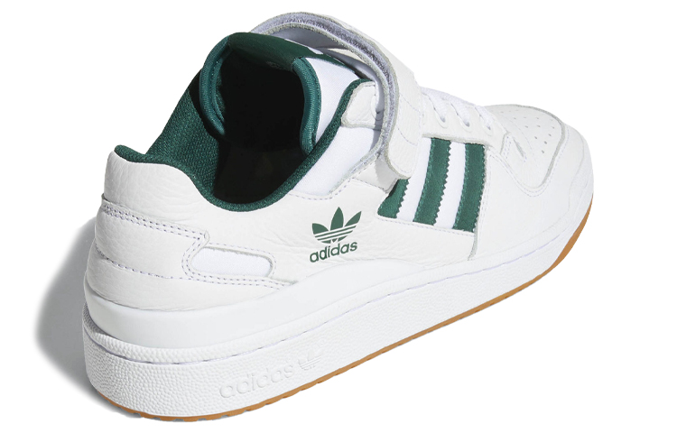 Кеды adidas originals FORUM Low Refined (бело-зеленые) — фото 4