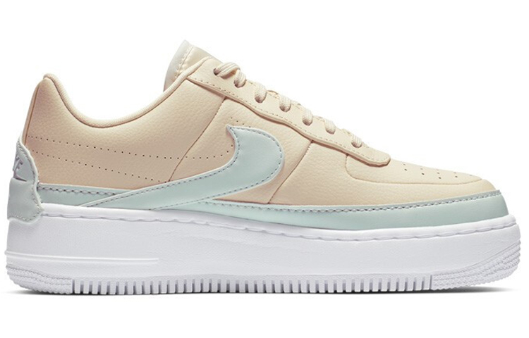Женские кроссовки Nike Air Force 1 (бежевый) — Белый — фото 2