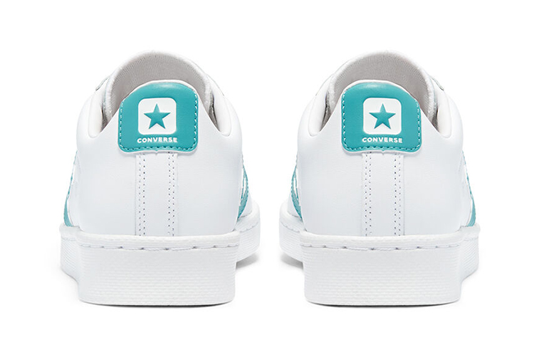 Кеды Converse Cons Pro Leather Low Top (бело-синий) — Белый / синий — фото 5