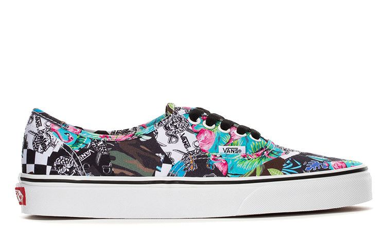 Кеды Vans Authentic Mash Up (черно-белые) — фото 2