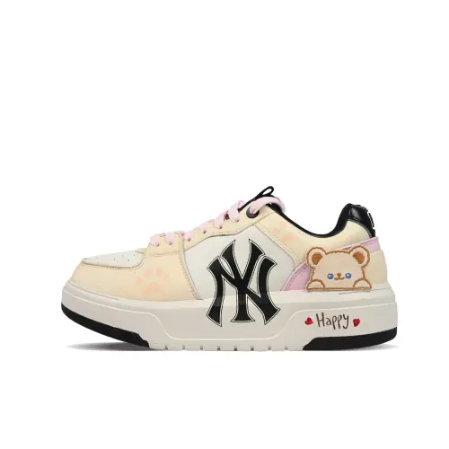 MLB Chunky Liner New York Yankees Happy Bear Pu Breathable Height Increasing Breathable Height Increasing Low top