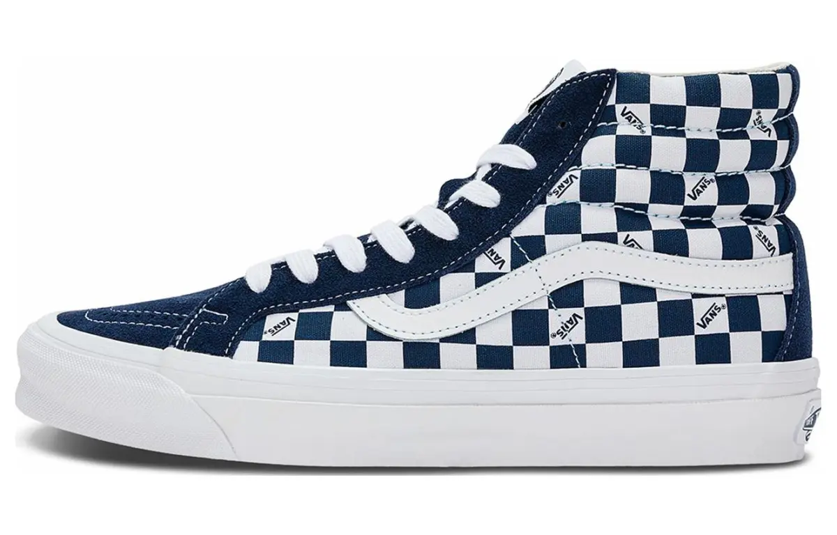 Sk8 Og Vans-Hi Lx 'Checkerboard - Dress Blues'