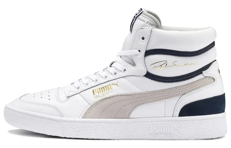 PUMA Ralph Sampson Mid Og White Grey Violet Peacoat