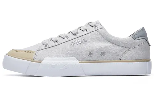 FILA FUSION Block Canvas Trendy Low top Skateboard Shoes Men's Gray