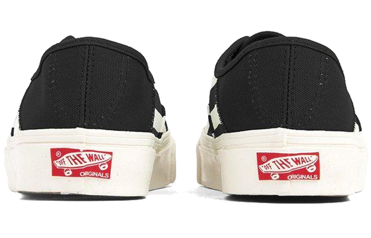 Кеды Vans Style 43 Vault OG LX (черно-белые) — Чёрный / белый — фото 6