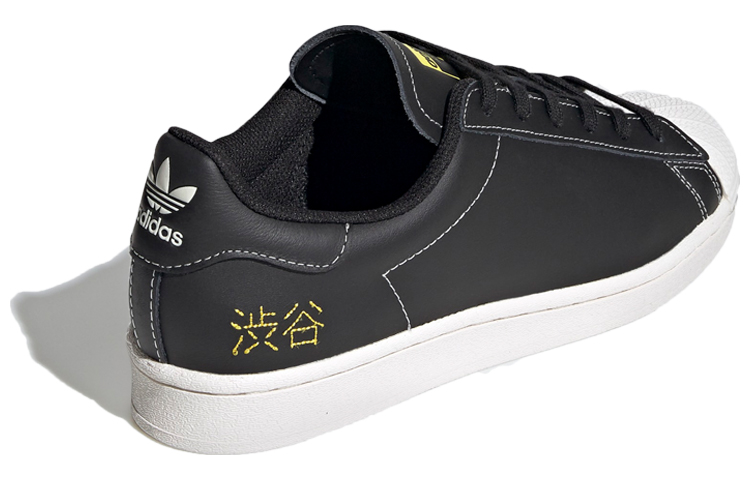 Мужские кеды adidas originals Superstar Pure (черно-белые) — фото 4