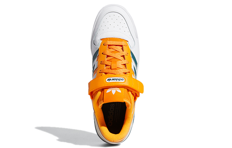 Мужские кеды adidas originals FORUM Low Premium (бело-желто-синие) — Белый / синий / жёлтый — фото 5