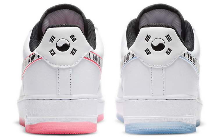 Мужские кроссовки Nike Air Force 1 Korea (красно-синий) — Красныйсиний — фото 5